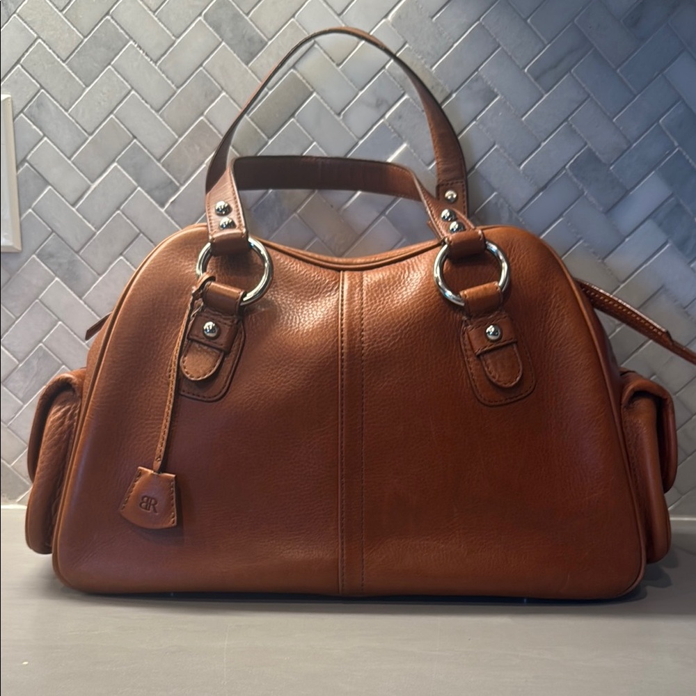 Vintage Banana Republic Leather satchel purse
